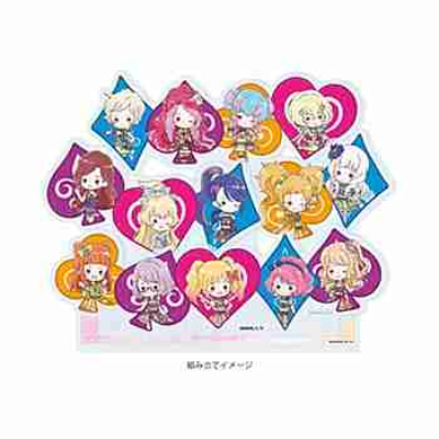 (s)プレミアム アクリルジオラマプレート｢アイカツスターズ!｣01/集合デザイン(グラフアートイラスト) 送料別880円