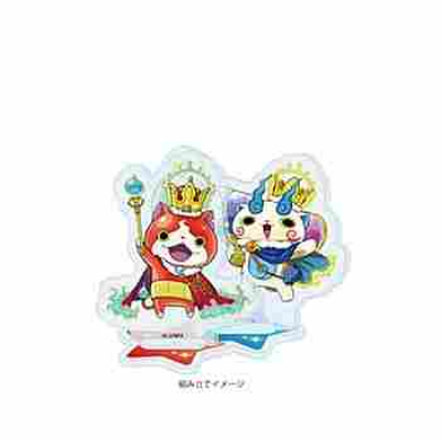 (s)アクリルスタンドプレート｢妖怪ウォッチ ぷにぷに｣10/キング ジバニャン&キング コマさん(公式イラスト) 送料別880円