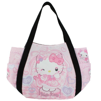 Print Balloon Bag Hello Kitty Sanrio Characters - Print Balloon Bag Hello Kitty (プリントバルーンバッグ ハローキティ サンリオキャラクターズ - プリントバルーンバッグ ハローキティ)