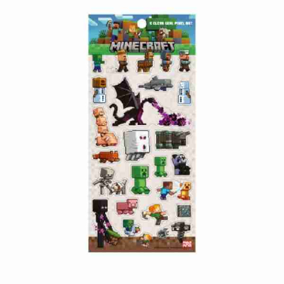 MINECRAFT マインクラフト クリアシール ⑤PIXEL ART