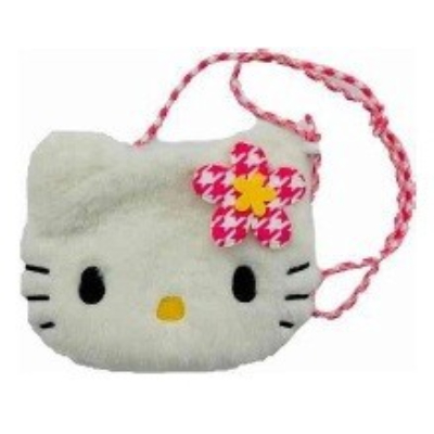 Plush Sacoche Kaohana Sanrio Characters - Plush Sacoche Kaohana Hello Kitty (ぬいぐるみサコッシュ カオハナ サンリオキャラクターズ - ぬいぐるみサコッシュ カオハナ ハローキティ)