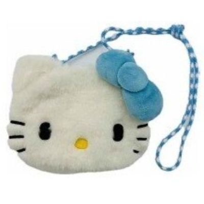 Light Blue Hello Kitty Plush Sacoche Bag Sanrio Characters - Light Blue Hello Kitty Plush Sacoche Bag (みずいろハローキティ ぬいぐるみサコッシュ サンリオキャラクターズ - みずいろハローキティ ぬいぐるみサコッシュ)