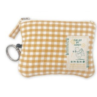 Gingham Check Series Pass Pouch Winnie the Pooh Disney - Pass Pouch YE (ギンガムチェックシリーズ パスポーチ くまのプーさん Disney/ディズニー - パスポーチ YE)