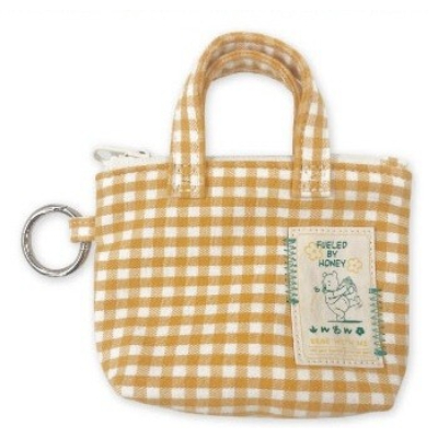 (ギンガムチェックシリーズ トート型ポーチ くまのプーさん Disney/ディズニー - トート型ポーチ YE)