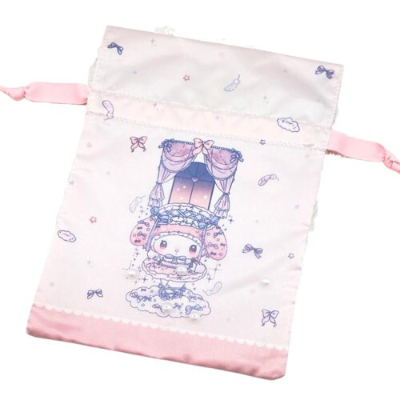 Pearl Drawstring Bag My Melody x DOLLYMIX Sanrio Characters - Pearl Drawstring Bag My Melody x DOLLYMIX (パール巾着 マイメロディ×DOLLYMIX サンリオキャラクターズ - パール巾着 マイメロディ×DOLLYMIX)