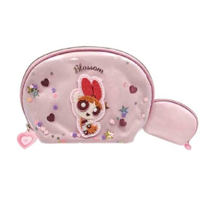 Shaka Shaka Round Pouch Powerpuff Girls - Shaka Shaka Round Pouch Blossom (シャカシャカラウンドポーチ パワーパフガールズ - シャカシャカラウンドポーチ ブロッサム)