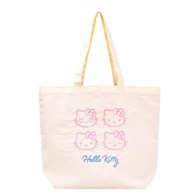 Face Series Tote Bag Sanrio Characters - Tote Bag Hello Kitty (フェイスシリーズ トートバッグ サンリオキャラクターズ - トートバッグ ハローキティ)