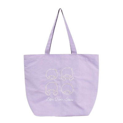 Face Series Tote Bag Sanrio Characters - Little Twin Stars Tote Bag (フェイスシリーズ トートバッグ サンリオキャラクターズ - トートバッグ リトルツインスターズ)