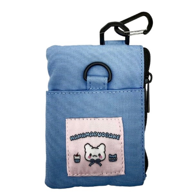 Hanamaru Obake Pass Case Pastel POP Series - ▲ Hanamaru Obake Pass Case BL (パスケース はなまるおばけ パステルPOPシリーズ - ▲パスケース BL はなまるおばけ)