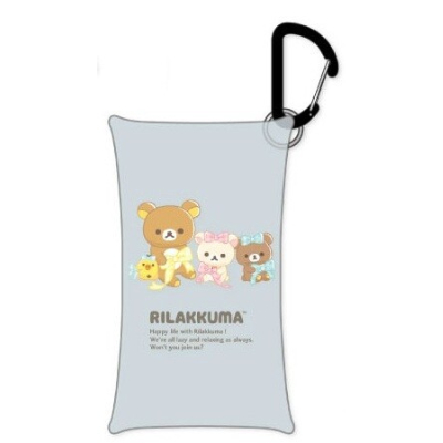 Rilakkuma Clear Multi-Case S - Rilakkuma Clear Multi-Case S with Ribbon (リラノワシリーズ クリアマルチケースS リラックマ - クリアマルチケースS リボン)