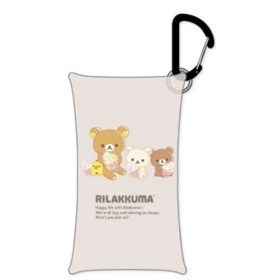 Rilakkuma Clear Multi-Case S - Rilakkuma Clear Multi-Case S Bouquet (リラノワシリーズ クリアマルチケースS リラックマ - クリアマルチケースS ブーケ)
