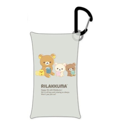 Rilakkuma Clear Multi-Case S - Rilakkuma Clear Multi-Case S (Tea) (リラノワシリーズ クリアマルチケースS リラックマ - クリアマルチケースS お茶)