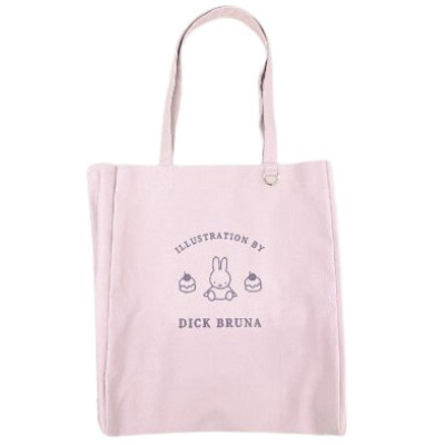 Miffy Dolce Series Tote Bag - ▲Tote Bag PK (ミッフィー ドルチェシリーズ トートバッグ - ▲トートバッグ PK)