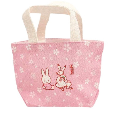 miffy x Choju Giga Mini Tote Bag - ▲Mini Tote Bag D (miffy×鳥獣戯画 ミニトートバッグ - ▲ミニトートバッグ D)