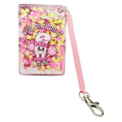 Esther Bunny Sparkling Clear Single Pass Case - Sparkling Clear Single Pass Case PK (エスターバニー きらきらクリアシングルパスケース - きらきらクリアシングルパスケース PK)