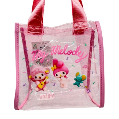 PVC Mini Tote Bag My Melody & Kuromi - ▲PVC Mini Tote Bag My Melody (PVCミニトート マイメロディ＆クロミ - ▲PVCミニトート マイメロディ)