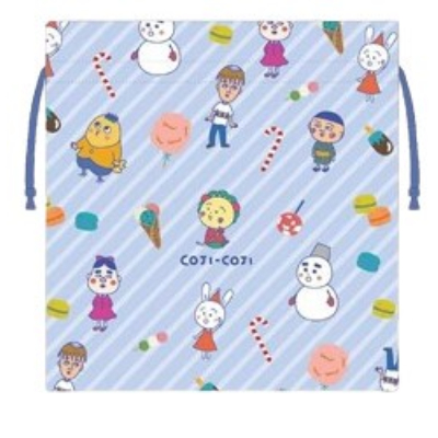 COJI-COJI Drawstring Bag M - Drawstring Bag M Size BL (COJI-COJI 巾着M - 巾着Mサイズ BL)
