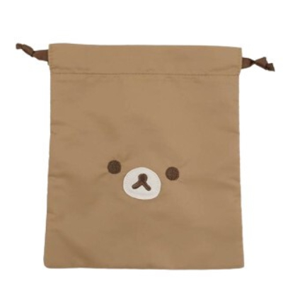 Rilakkuma Face Series Drawstring Bag - ▲Rilakkuma Drawstring Bag (リラックマ フェイスシリーズ 巾着 - ▲巾着 リラックマ)