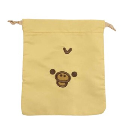 Rilakkuma Face Series Drawstring Bag - ▲Kiiroitori Drawstring Bag (リラックマ フェイスシリーズ 巾着 - ▲巾着 キイロイトリ)