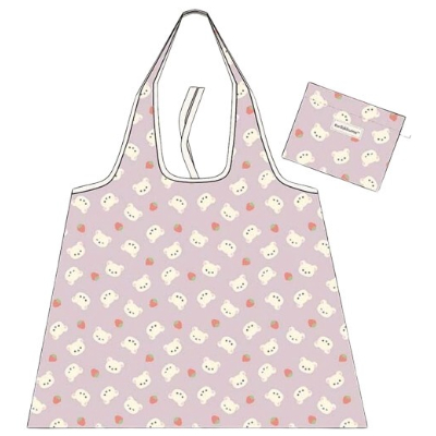Large Shopping Bag Rilakkuma Basic Series - ▲Large Shopping Bag Korilakkuma (大きめショッピングバッグ リラックマ ベーシックシリーズ - ▲大きめショッピングバッグ コリラックマ)
