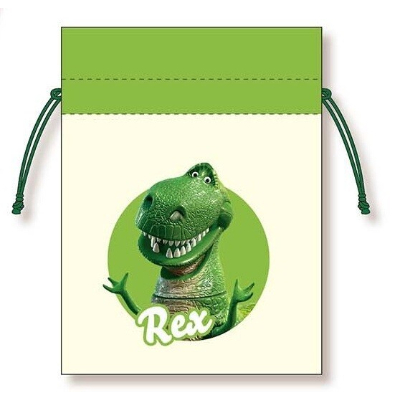Toy Story Bean Drawstring Bag Disney - Bean Drawstring Bag Rex (トイストーリー 豆巾着 Disney/ディズニー - 豆巾着 レックス)
