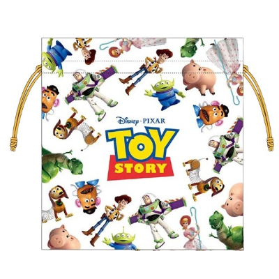 Toy Story Drawstring Bag, Medium, Disney - Drawstring Bag, Medium, All-Over Print (トイストーリー 巾着Mサイズ Disney/ディズニー - 巾着Mサイズ 総柄)