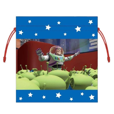 Toy Story Drawstring Bag, Medium, Disney - Drawstring Bag, Medium, Buzz (トイストーリー 巾着Mサイズ Disney/ディズニー - 巾着Mサイズ バズ)