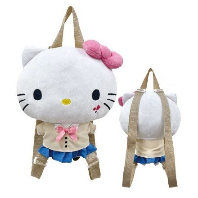 Hello Kitty Plush Backpack Sanrio Characters (ハローキティ ぬいぐるみリュック サンリオキャラクターズ)