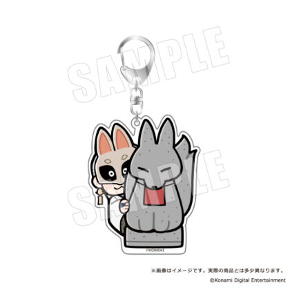 (s)SILENT HILL f×ぶくぶ おおきめアクリルキーホルダー 08 狐面の男 見守り 送料別880円