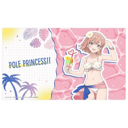 ポールプリンセス!! 描き下ろしラバーマット(星北ヒナノ/水着)