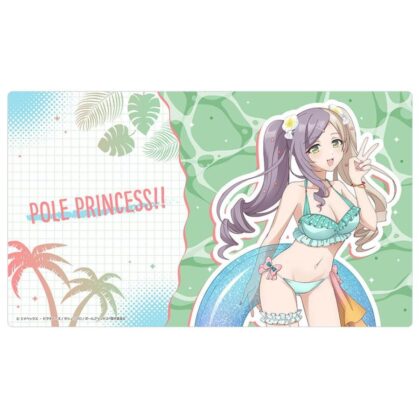 ポールプリンセス!! 描き下ろしラバーマット(東坂ミオ/水着)
