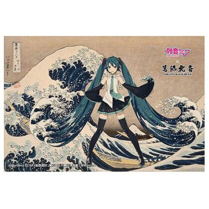 (s)初音ミク×葛飾北斎 iXima ポストカード 神奈川沖波裏 送料別880円