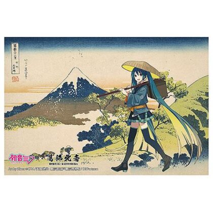 (s)初音ミク×葛飾北斎 iXima ポストカード 甲州犬目峠 送料別880円