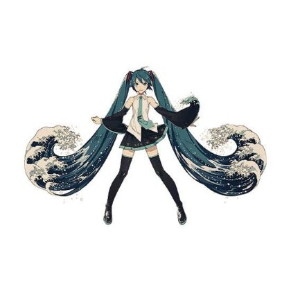 (s)初音ミク×葛飾北斎 ぬいぐるみ 波 送料別880円