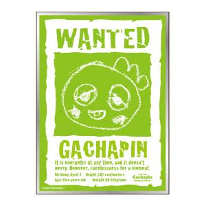 ガチャピン・ムック キャラクタースリーブガチャピン WANTED(EN-1643)
