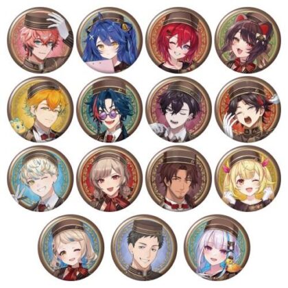 22 にじさんじ 缶バッジビスケット4