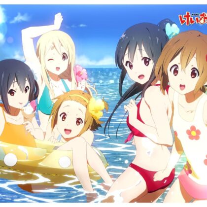 けいおん! けいおん!! 大判ラバーマット(水着)