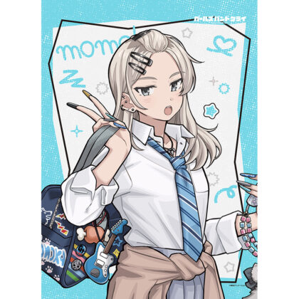 (s)ガールズバンドクライ 描き下ろしB2タペストリー 河原木桃香/平成ギャル Wスエード 送料別880円