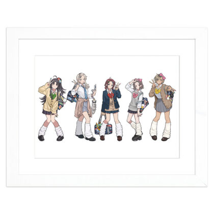 (s)ガールズバンドクライ 描き下ろしキャラファイングラフ平成ギャル A4 送料別880円