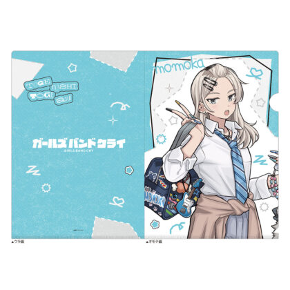 (s)ガールズバンドクライ 描き下ろしクリアファイル 河原木桃香/平成ギャル 送料別880円