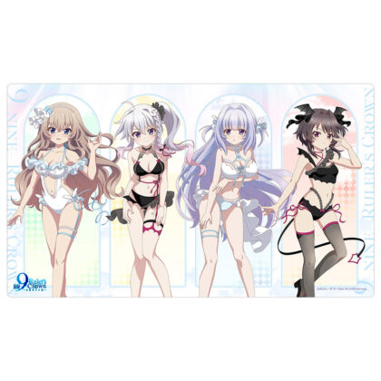 9-nine- Ruler's Crown 描き下ろしラバーマット天使&悪魔水着