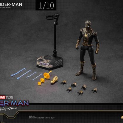 (s)スパイダーマン ブラック&ゴールドスーツ ノー・ウェイ・ホーム(7インチ Xシリーズ) 送料別880円