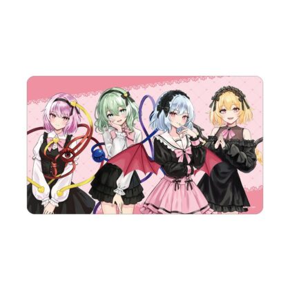 東方Project 松本能人イラスト 古明地姉妹&スカーレット姉妹 ガーリーファッションVer. マルチデスクマット