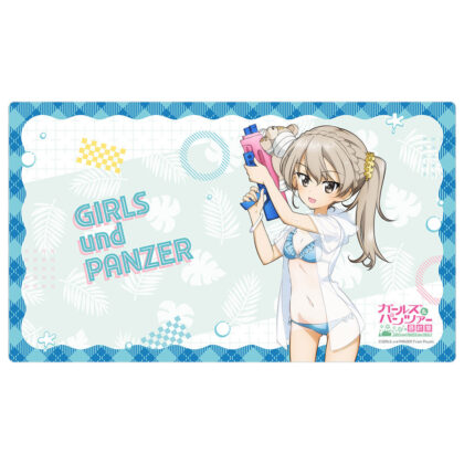 ガールズ&パンツァー 最終章 描き下ろしラバーマット島田愛里寿/水鉄砲 日焼けVer.