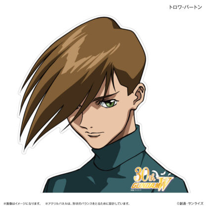 (s)『新機動戦記ガンダムW』 キャラいっしょアクリルパネル トロワ・バートン 送料別880円