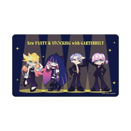 New PANTY & STOCKING with GARTERBELT 描き下ろし 集合 ブラックドレスVer. マルチデスクマット