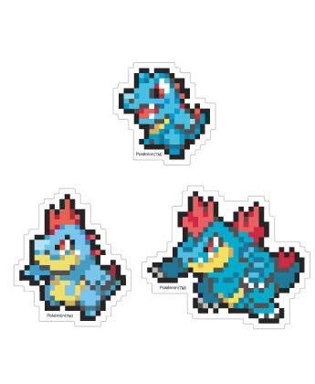 ポケットモンスター モバイルステッカー ワニノコ&アリゲイツ&オーダイル