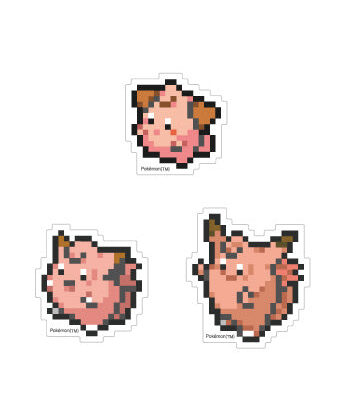 ポケットモンスター モバイルステッカー ピィ&ピッピ&ピクシー