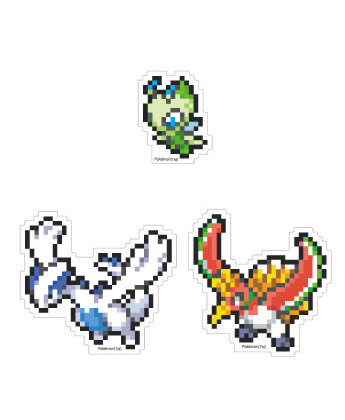 ポケットモンスター モバイルステッカー ルギア&ホウオウ&セレビィ